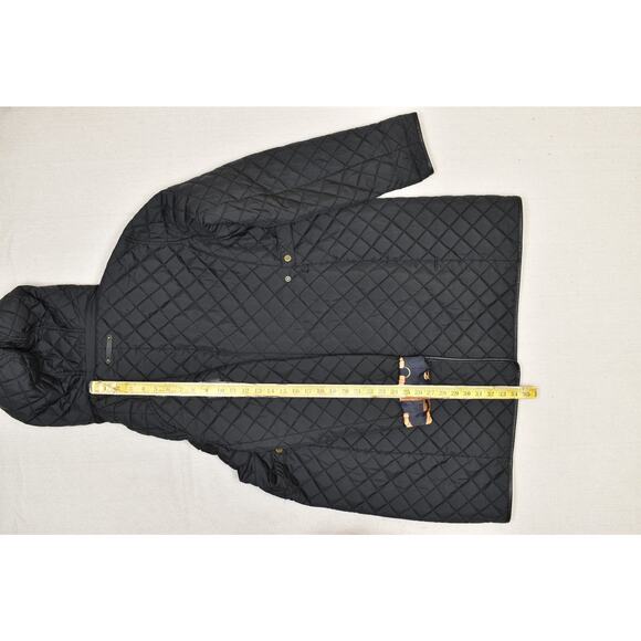 Lauren Ralph Lauren Quilted Jacket Black Label Women's Size XXL Equestrian - Picture 6 of 8